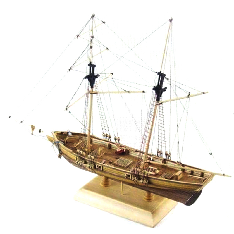 Model Kit Yacht - 木製ボートエンジンモデルキット,日曜大工,装飾,ギフト,新しいポート,1:70