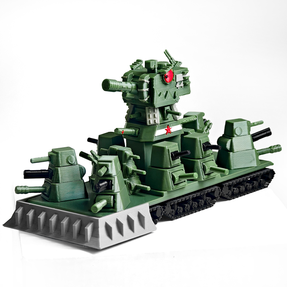 3Dプリント製KV-44M超大型ファンタジータンクモデルキッ - Model Kit Fantasy のレビューと価格