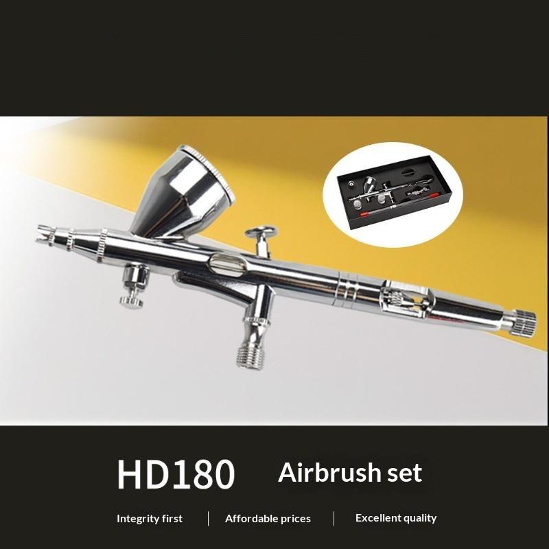 高精度デュアルアクションエアブラシキット HD-180。3種 - Paint Model Kit のレビューと価格
