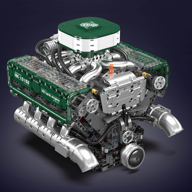 モールドキング 10182 テクニカルエンジントイズ 電動V - Model Kit Engine のレビューと価格